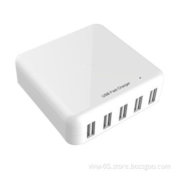 5-port USB travel chargers